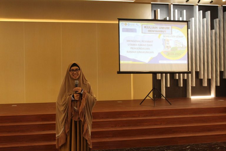 Kuliah Umum Prof. Dr. Umrah, M.Si.: Mengenal penyakit utama tanaman kakao dan pengendalian ramah lingkungan