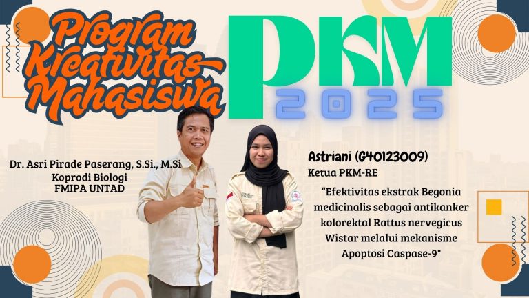 Selamat dan Sukses ! Tim PKM dari Prodi Biologi lolos pendanaan 2025
